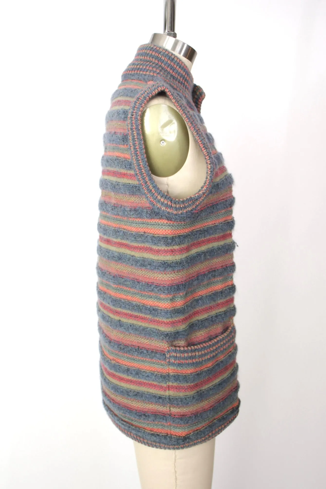 1980s Missoni Wool Reversible Sweater Vest