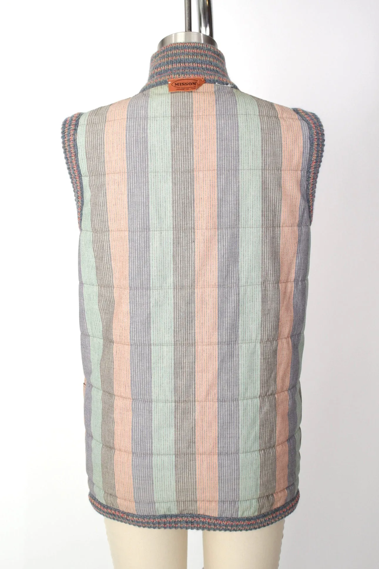 1980s Missoni Wool Reversible Sweater Vest
