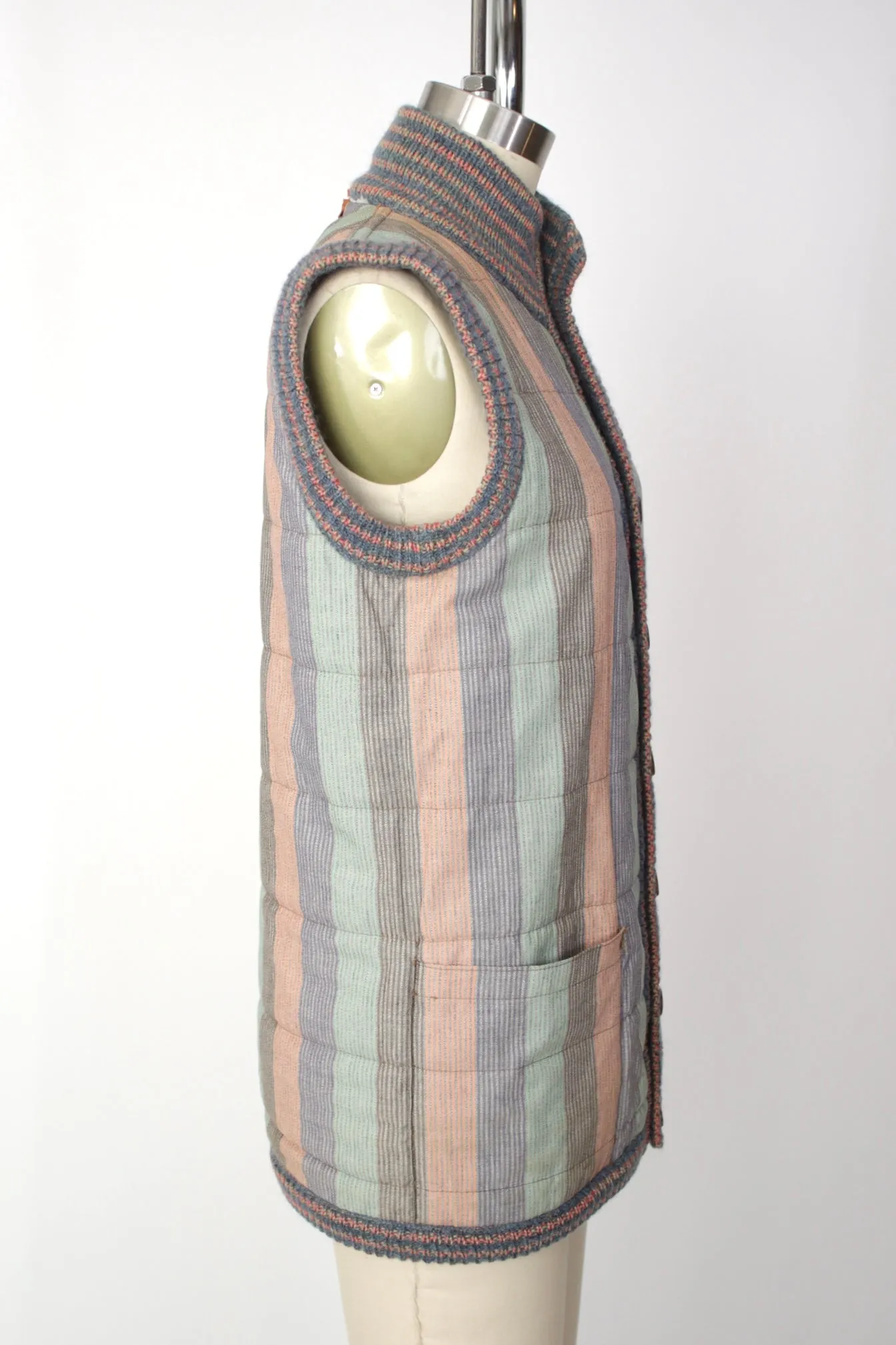 1980s Missoni Wool Reversible Sweater Vest