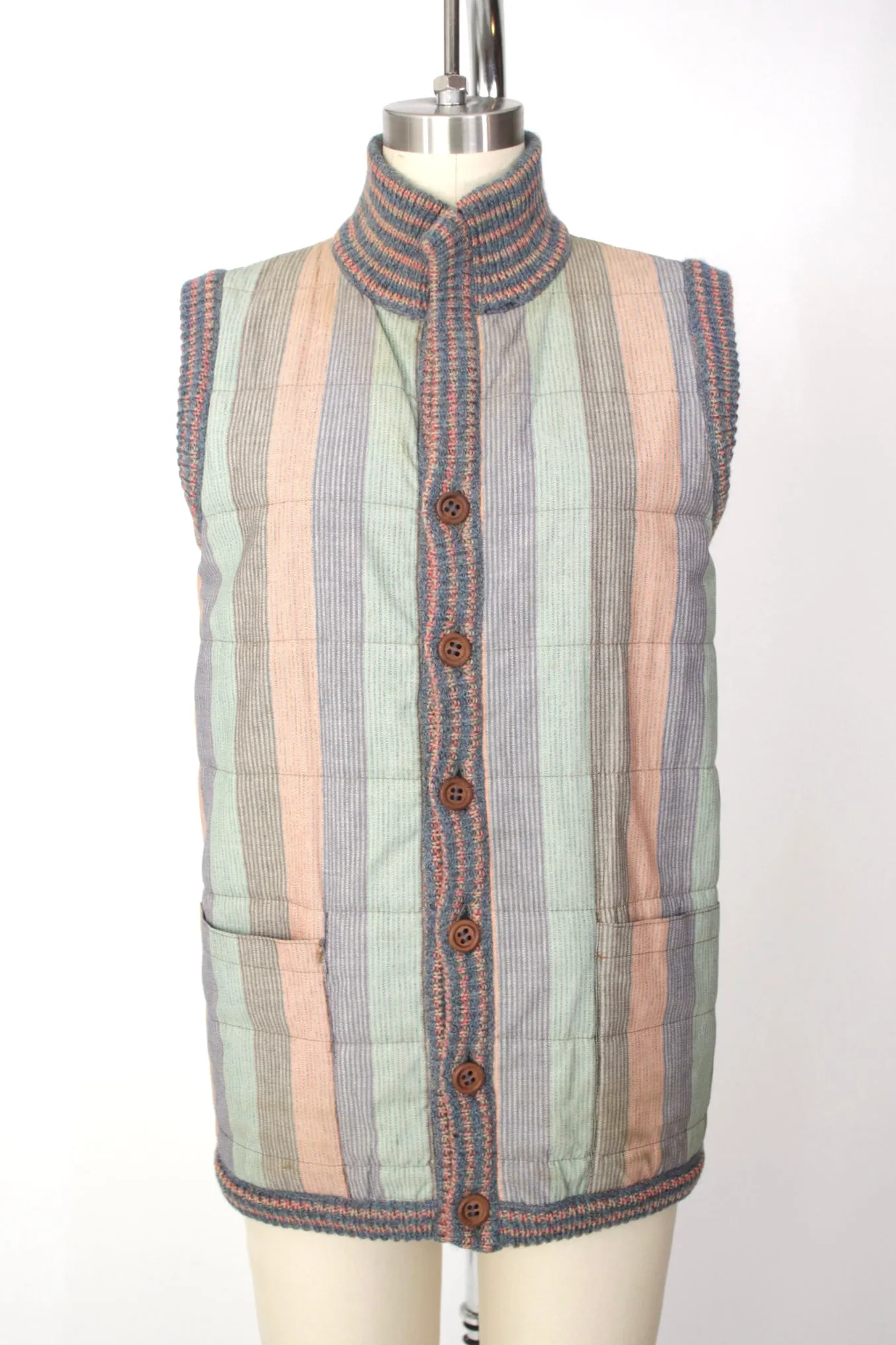 1980s Missoni Wool Reversible Sweater Vest