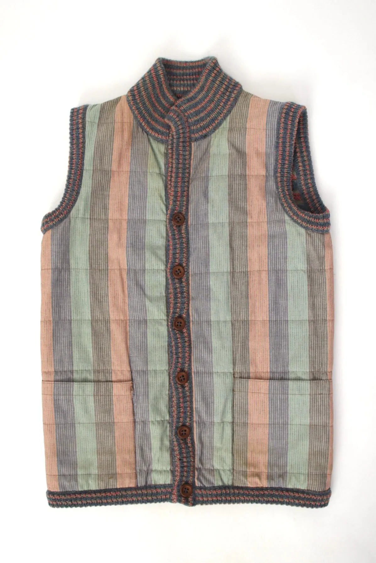 1980s Missoni Wool Reversible Sweater Vest
