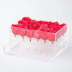 24 Roses with Drawer