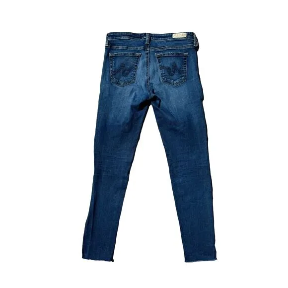 AG Ariano Goldschmied the legging ankle jeans stretch super skinny size 28