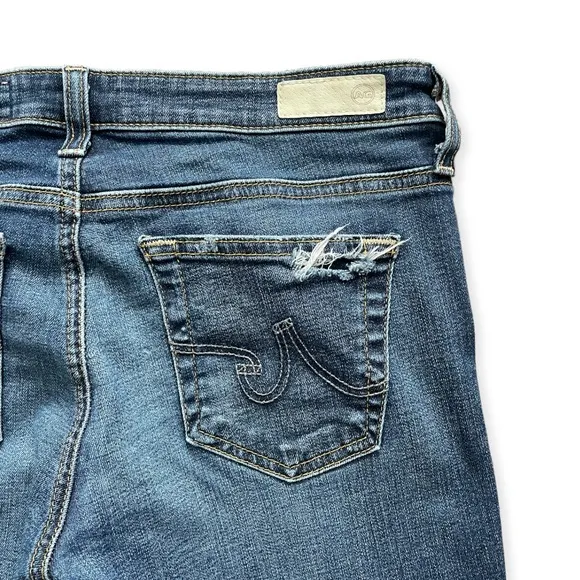 AG The Stevie Destructed Ankle Slim Straight Ankle Size 27