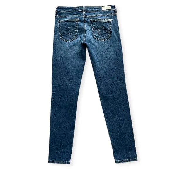 AG The Stevie Destructed Ankle Slim Straight Ankle Size 27