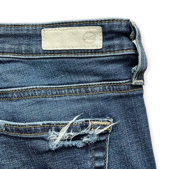 AG The Stevie Destructed Ankle Slim Straight Ankle Size 27