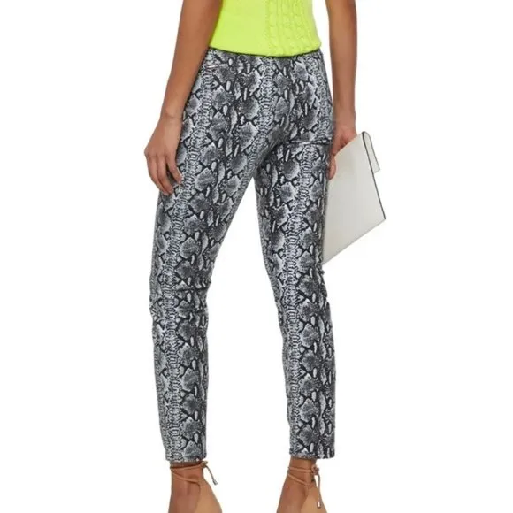 Alice   Olivia Snake Print Good High Rise Skinny Jeans 28