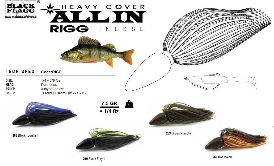 All In, Rigg Finesse 7.5g Jig