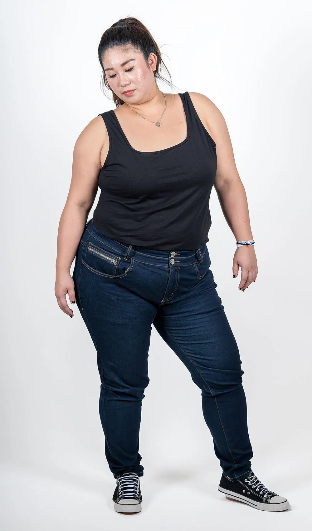 All The Things Skinny Jeans - Dark Blue