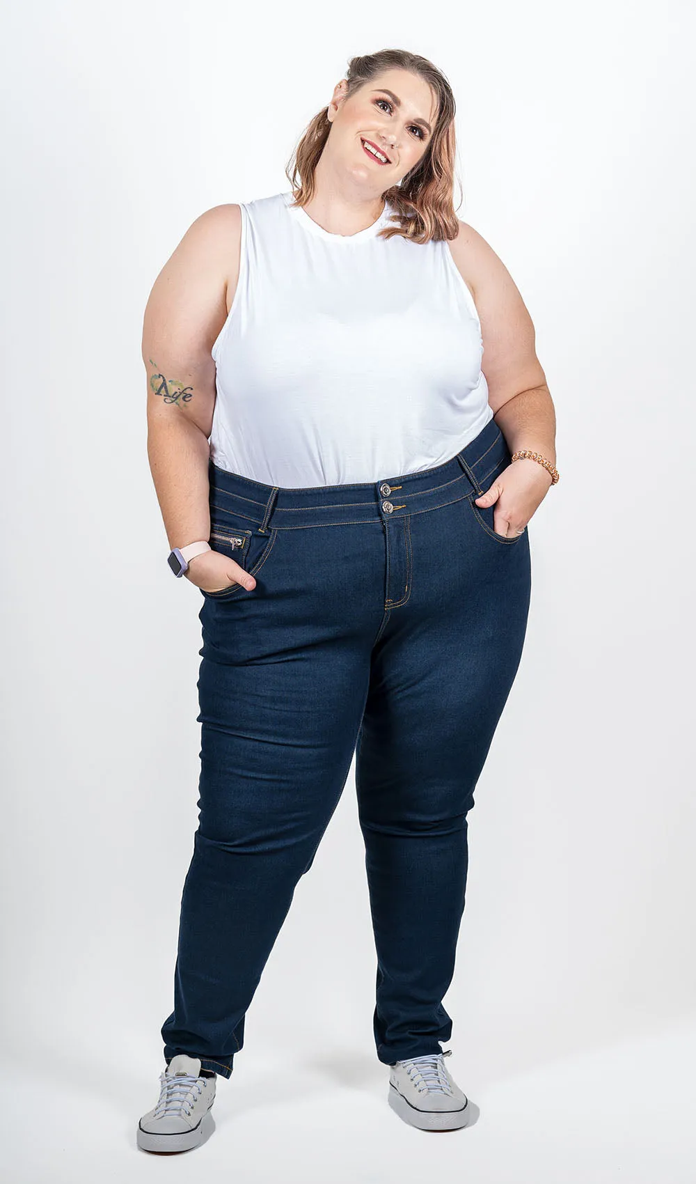 All The Things Skinny Jeans - Dark Blue