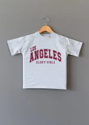 Angeles Cloudy Girls Grey T Shirt