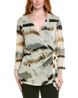 Anne Klein Plus Wrap Top