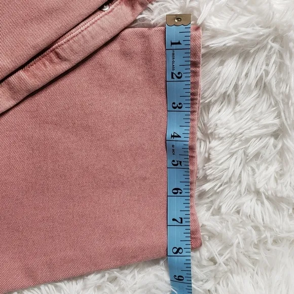 Anthropologie PAIGE CINDY Jeans Womens Size 32 Vintage Rose Luxe Coating $248