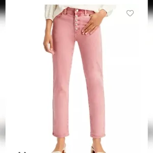 Anthropologie PAIGE CINDY Jeans Womens Size 32 Vintage Rose Luxe Coating $248