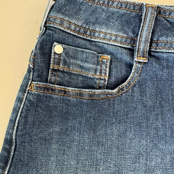 Anthropologie Women’s Pilcro Mid-Rise Micro Denim Shorts 27 NWT