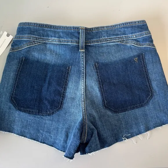 Anthropologie Women’s Pilcro Mid-Rise Micro Denim Shorts 27 NWT