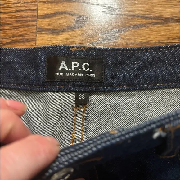 A.P.C. | Blue High Standard Denim Shorts Sz 38/4-6