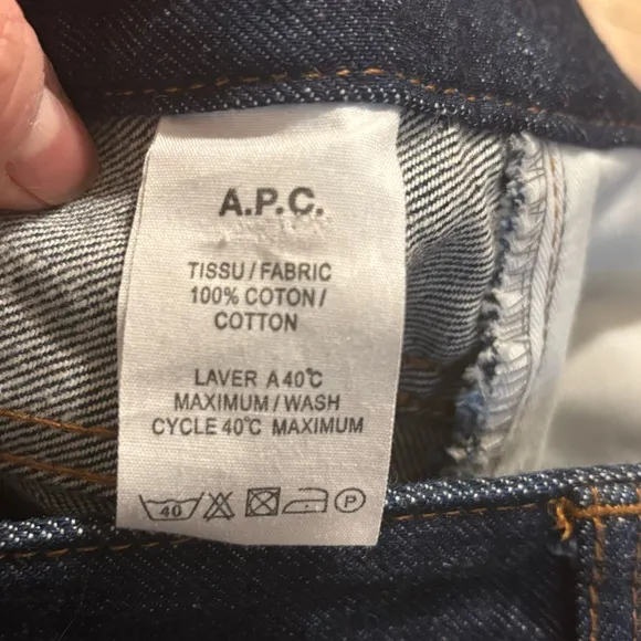A.P.C. | Blue High Standard Denim Shorts Sz 38/4-6