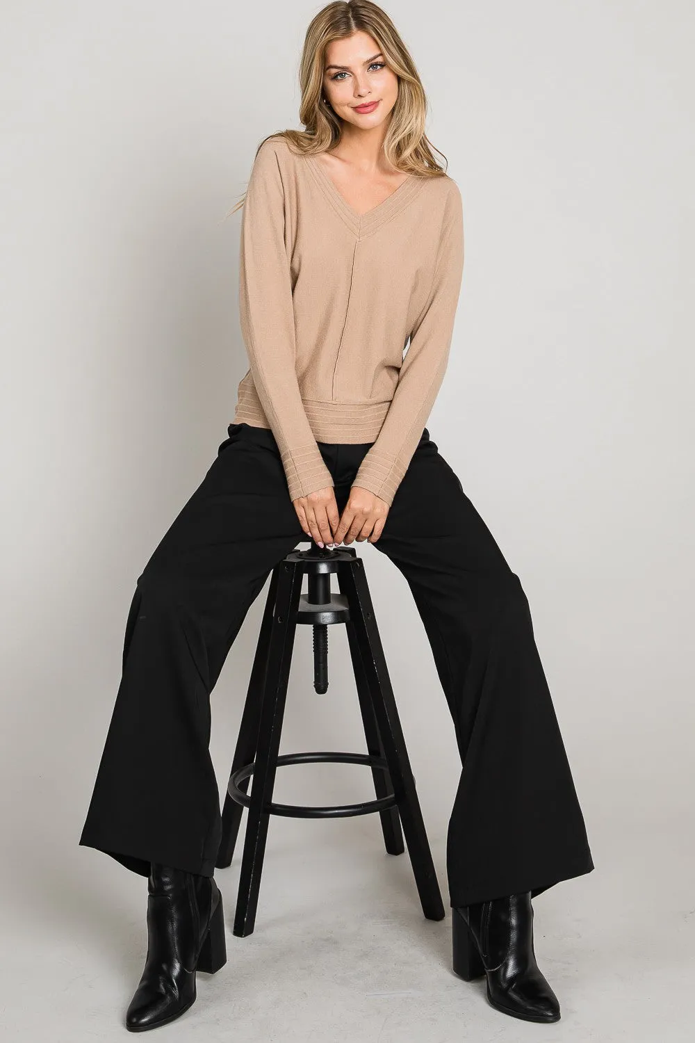 Arian V Neck Pullover Sweater