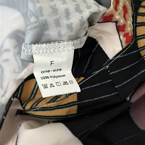 Asian Inspired Print Kimono with self tie belt