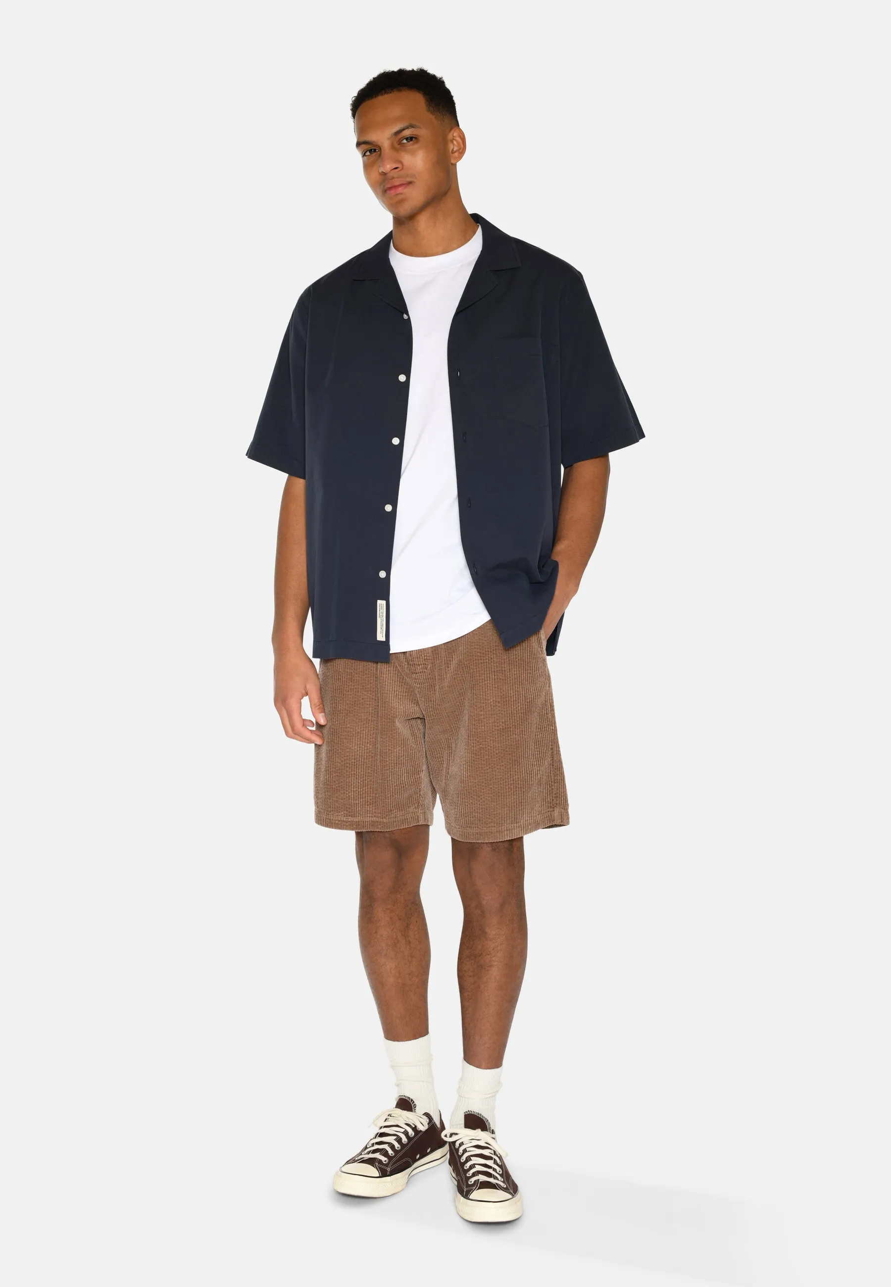 Atlas corduroy shorts 4117 - Shitake