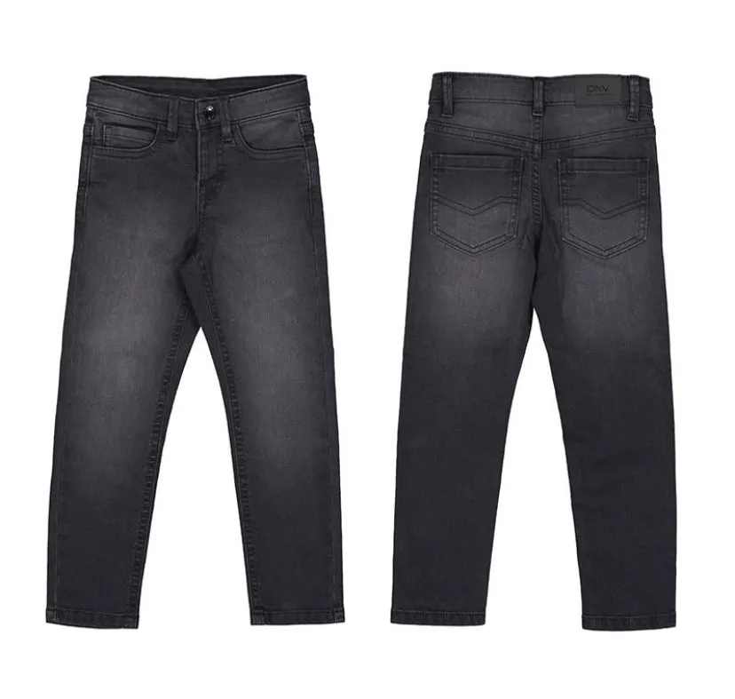 AW24 Mayoral - Boys Long Sleeve Polo Top and Jeans Set