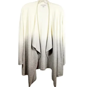 Barefoot Dreams women’s bamboo chic calypso open front cardigan size S/M ombre