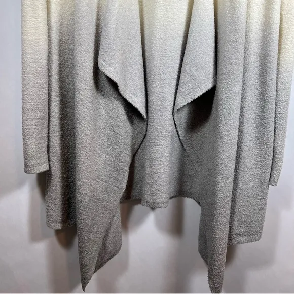 Barefoot Dreams women’s bamboo chic calypso open front cardigan size S/M ombre