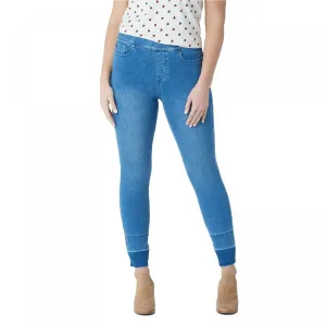 Belle by Kim Gravel Women's Plus Size Flexibelle Wide Release Hem Jeggings