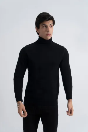 Black Acrylic High Neck