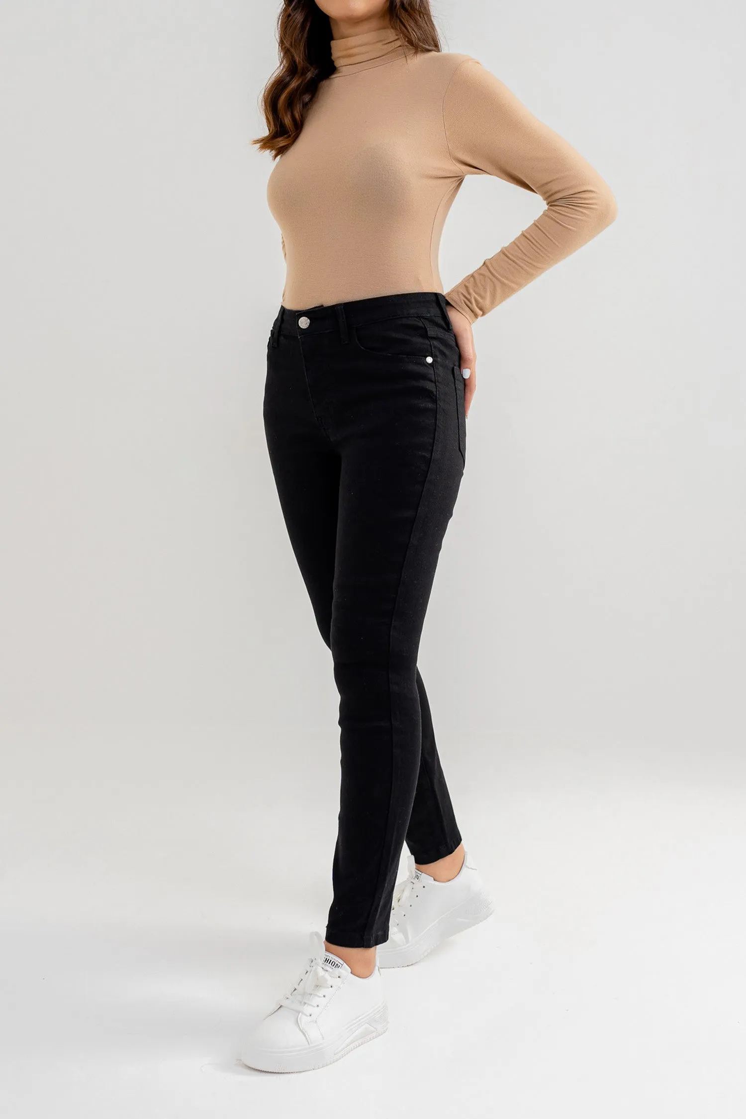Black Basic Skinny Fit Jeans
