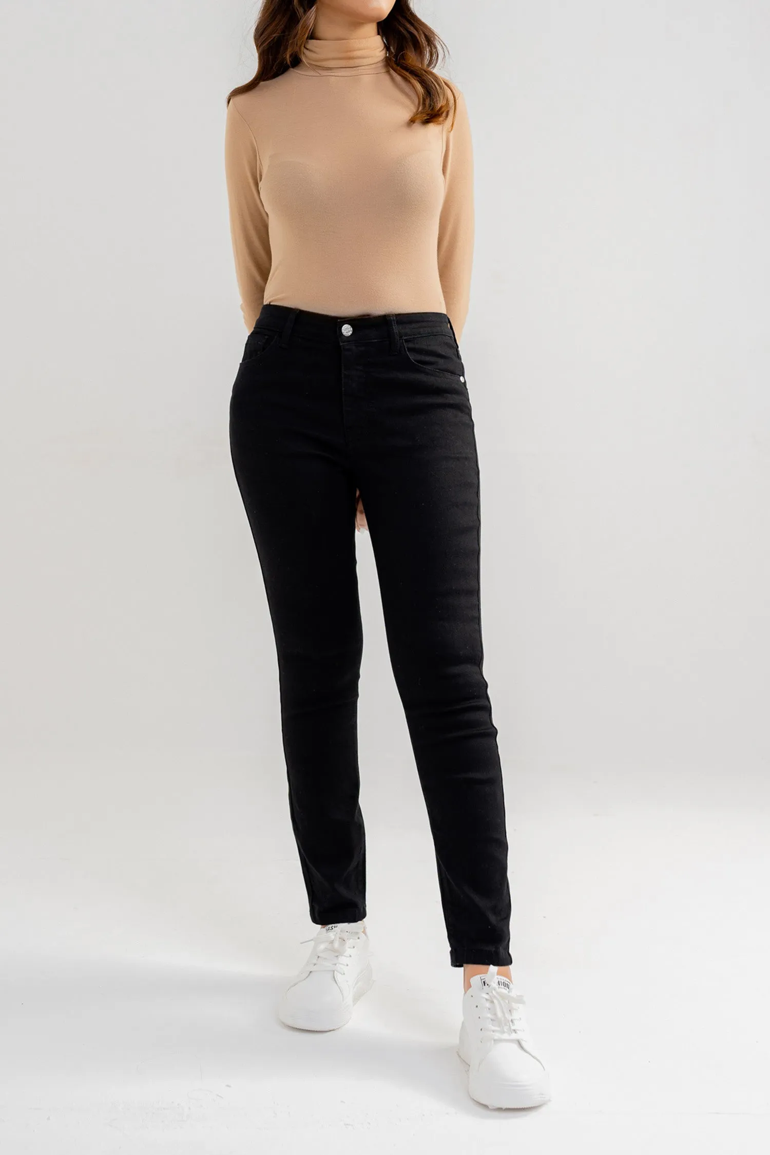 Black Basic Skinny Fit Jeans