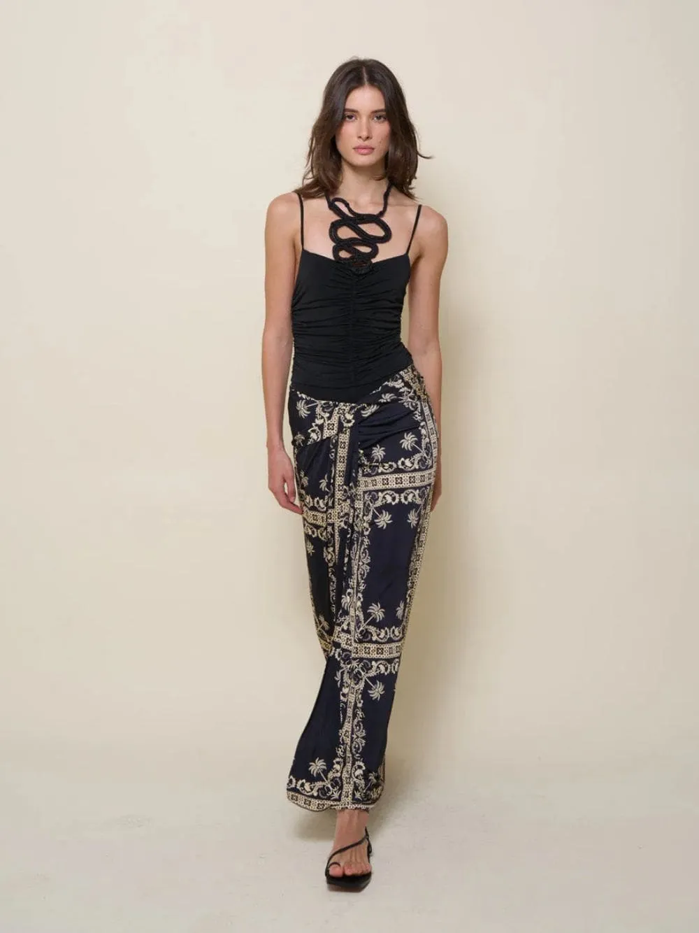 Black Dream Tiles Skirt