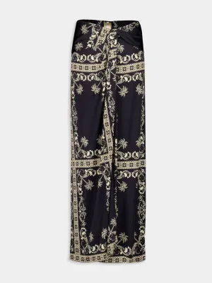 Black Dream Tiles Skirt