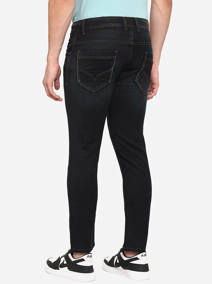 Black Washed Slim Fit Jeans | JadeBlue