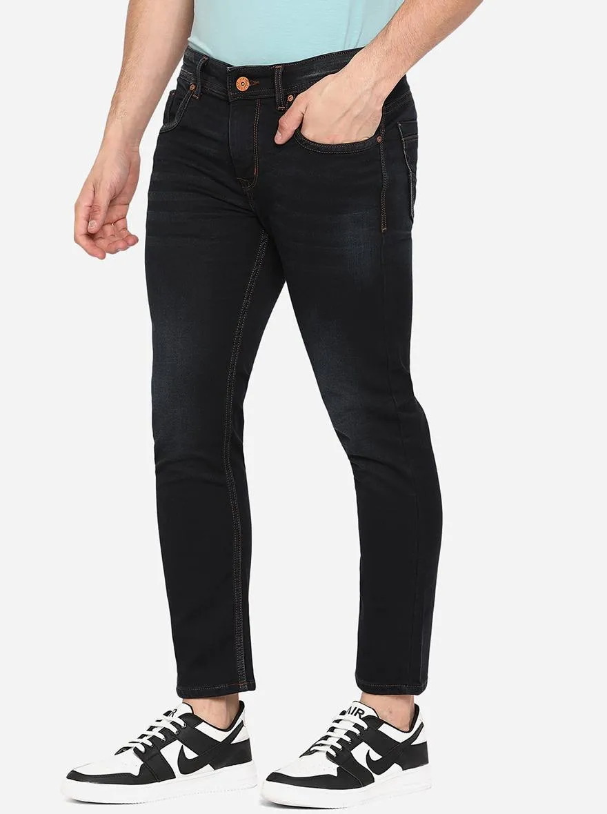 Black Washed Slim Fit Jeans | JadeBlue