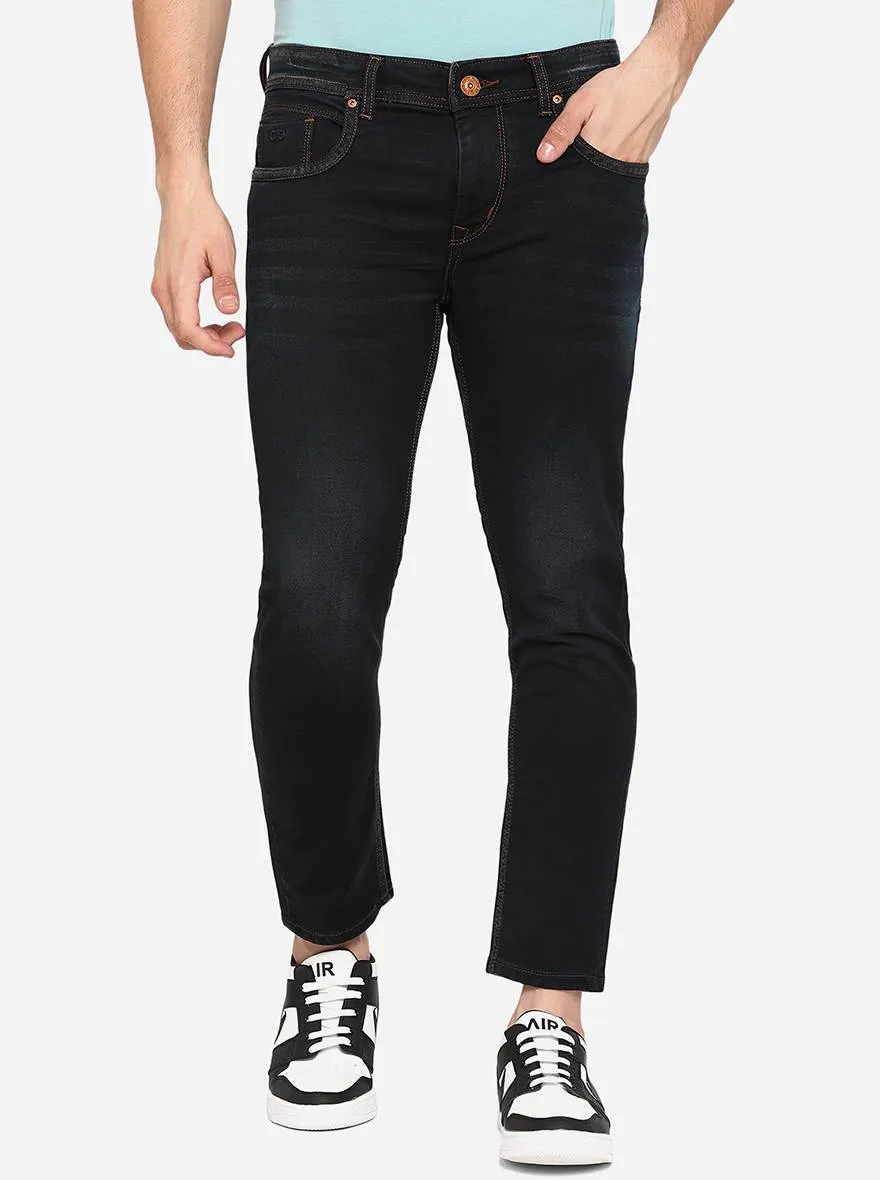Black Washed Slim Fit Jeans | JadeBlue
