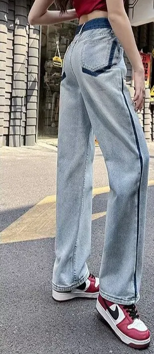 Blue Contrast Tinted Denim