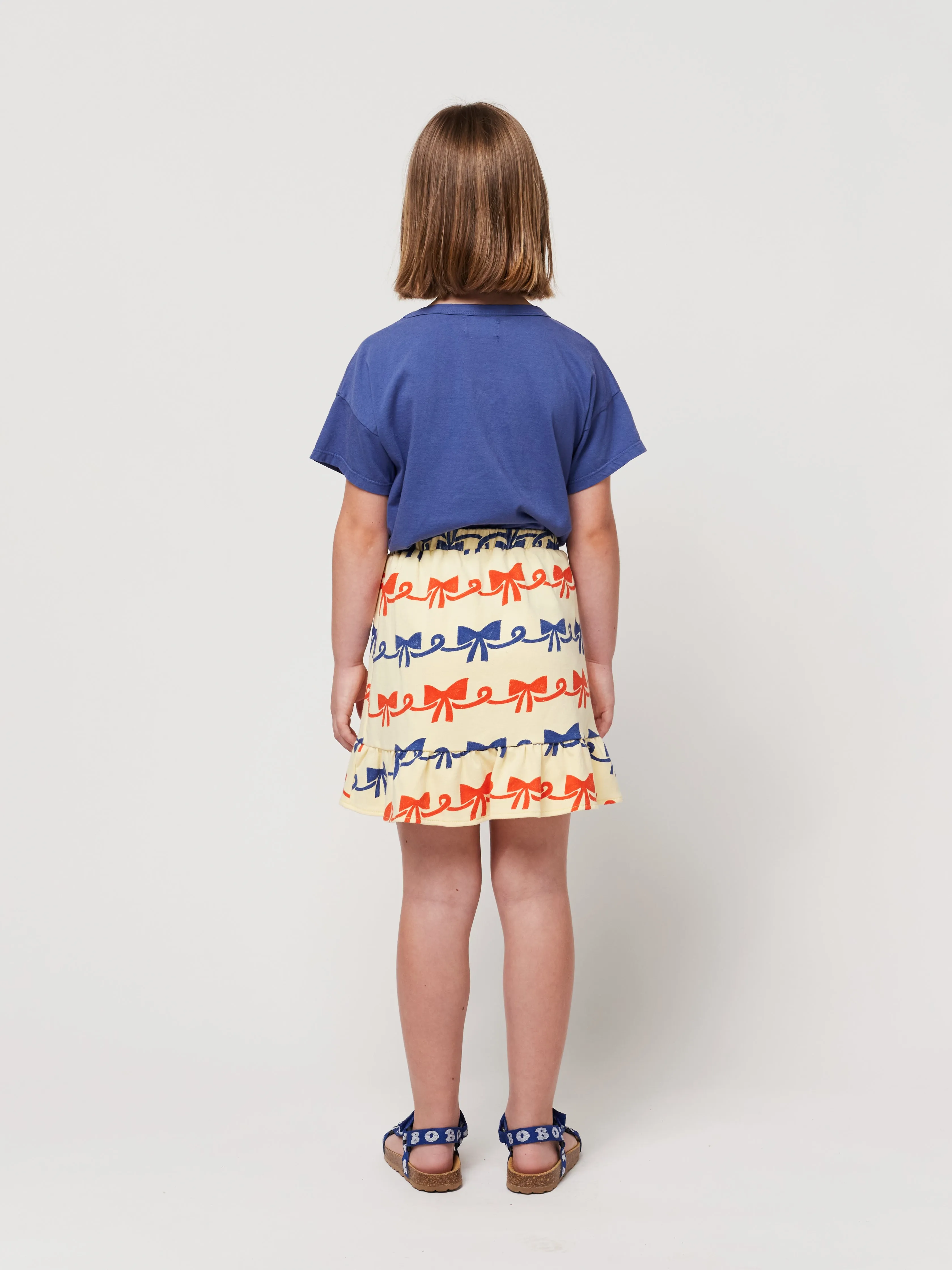 Bobo Choses | Ribbon Bow all over ruffle skirt