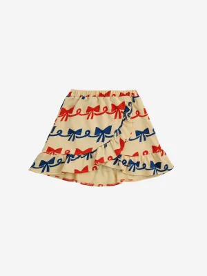 Bobo Choses | Ribbon Bow all over ruffle skirt