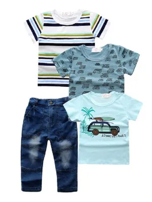Boys 3 Piece T-shirts and Jeans