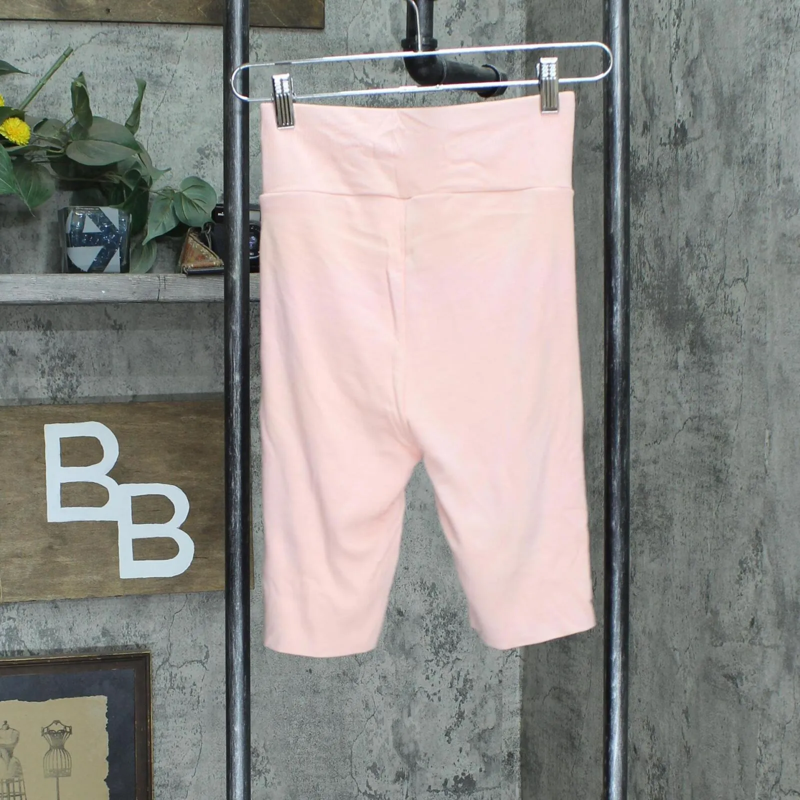 Calvin Klein Jeans Womens Micro Rib Bike Shorts Georgia Pink XS