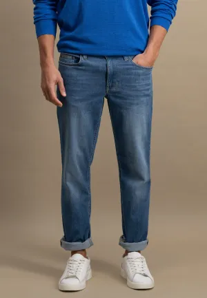 Casual-Fit Jeanshose im 5-Pocket-Design