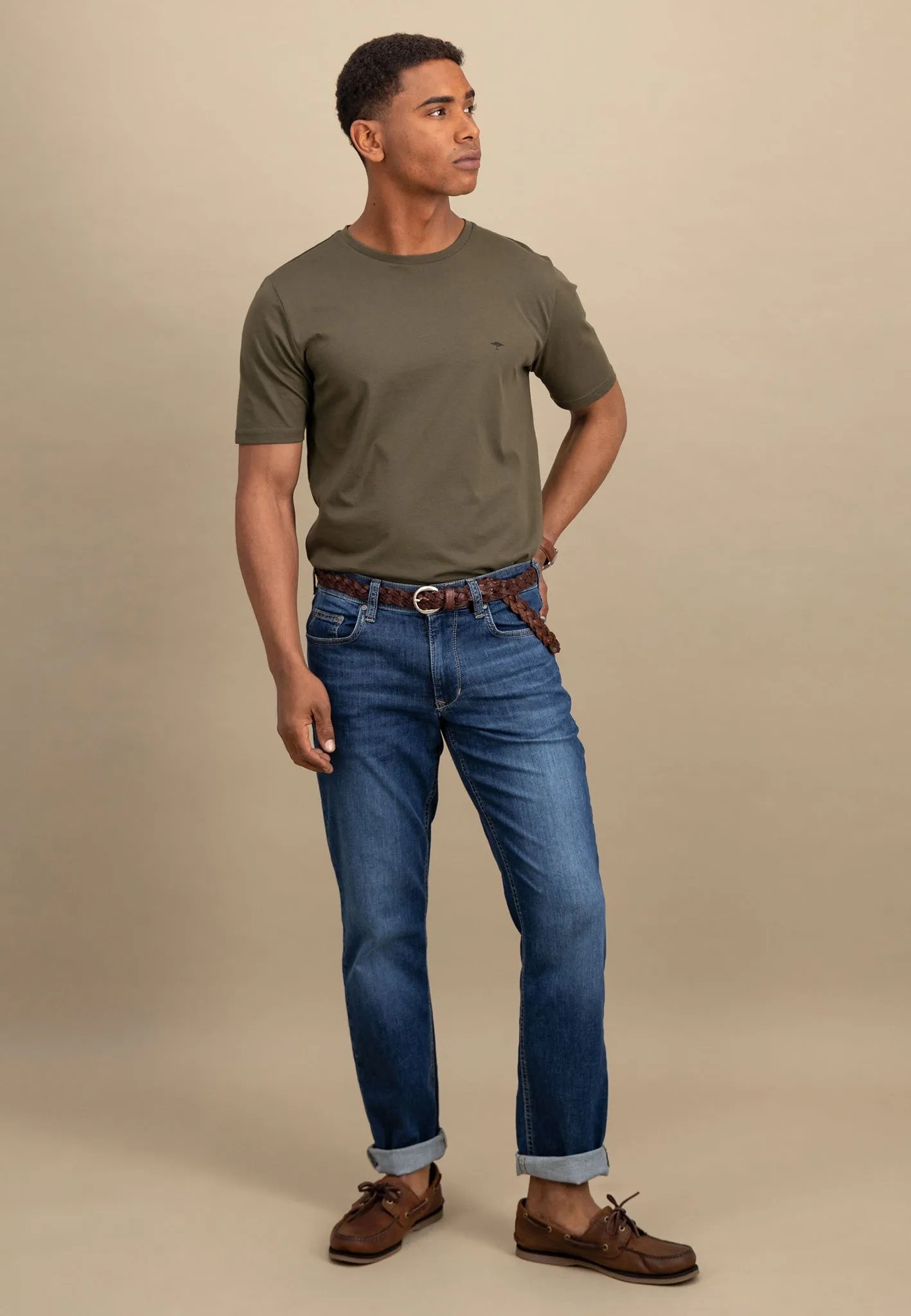 Casual-Fit Jeanshose im 5-Pocket-Design