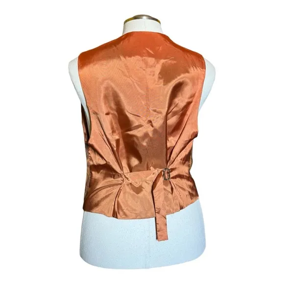 Cedars NWT Vintage Suede Autumn Foliage Vest