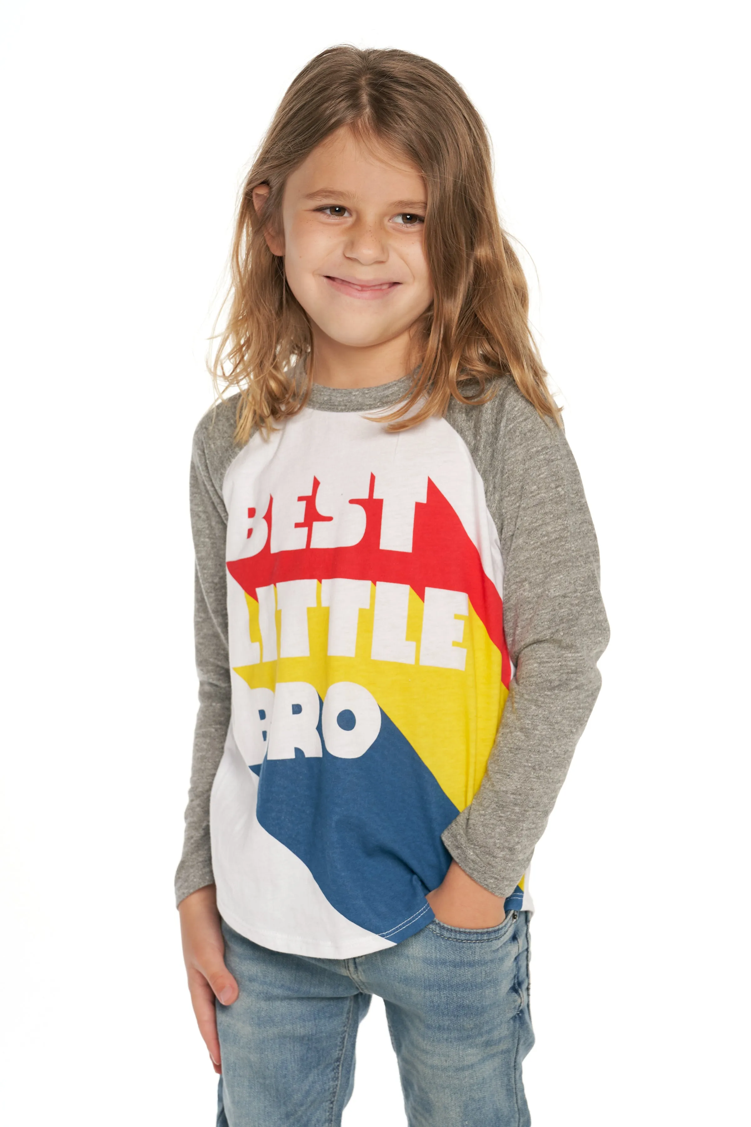 Chaser Best Lil Bro L/S Raglan Tee