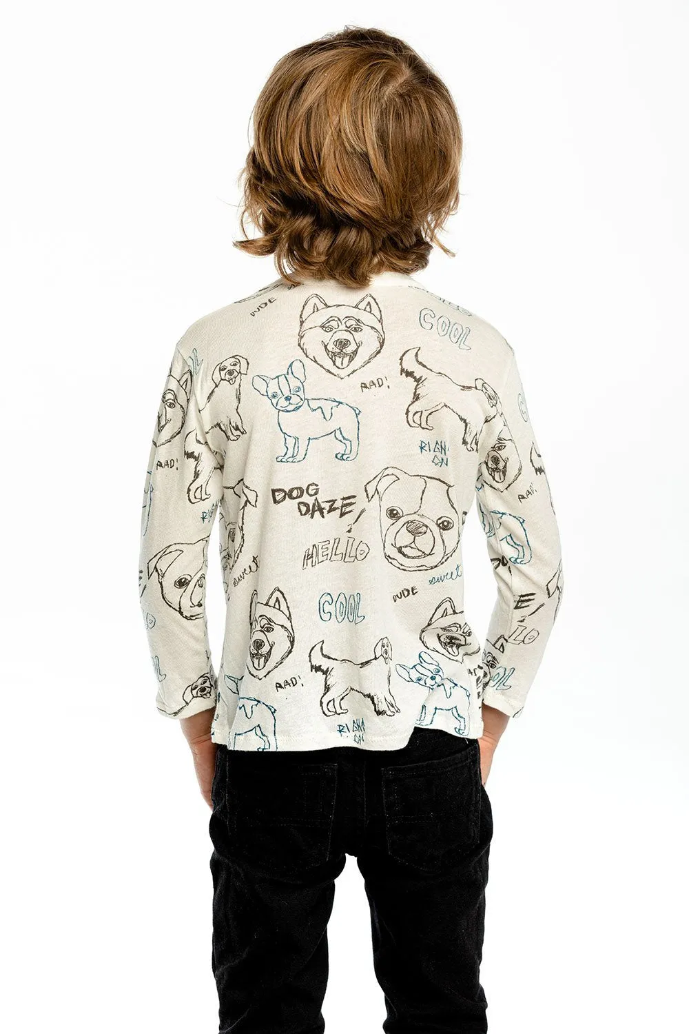 Chaser Dog Daze Charity L/S Crew Neck Tee