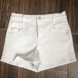 Chelsea &amp; Violet White Jean Shorts