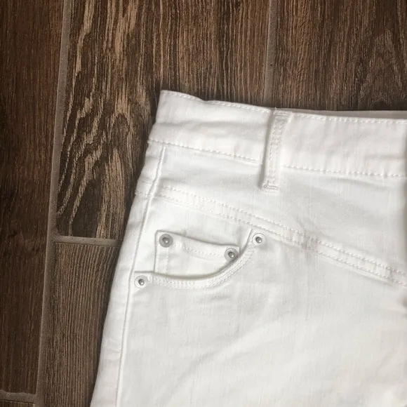 Chelsea &amp; Violet White Jean Shorts