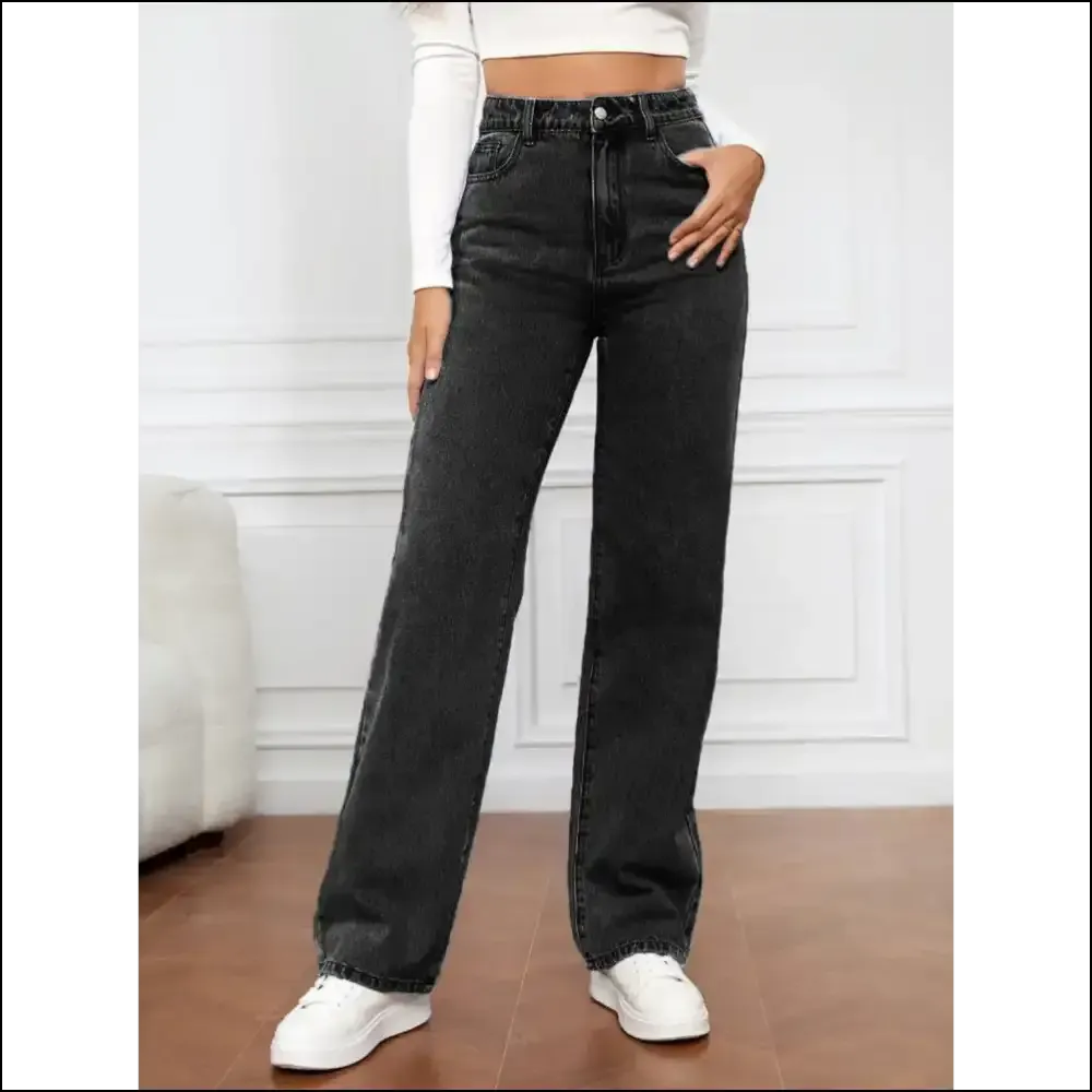 Chic High Waist Jeans: Slay the Day, Feel Like a Queen 👖💁‍♀️ - Needful Things